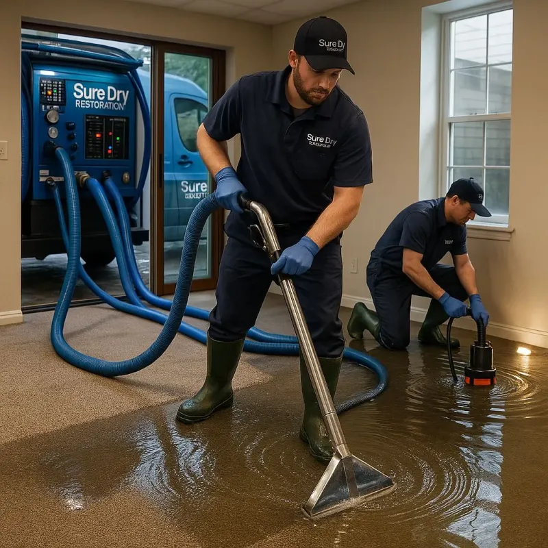 Water Extraction and Removal process in North Ballston Spa, NY